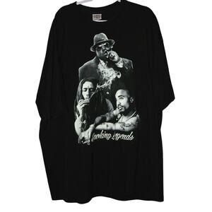 Pro 5 4XL T Shirt Bob Marley Tupac The Notorious B.I.G Smoking Legend